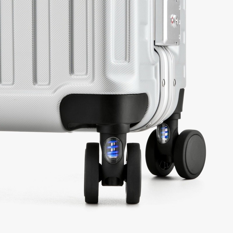 LUGGEX Aluminum Frame Luggage with Spinner Wheels, Zipperless Polycarbonate H... gallery