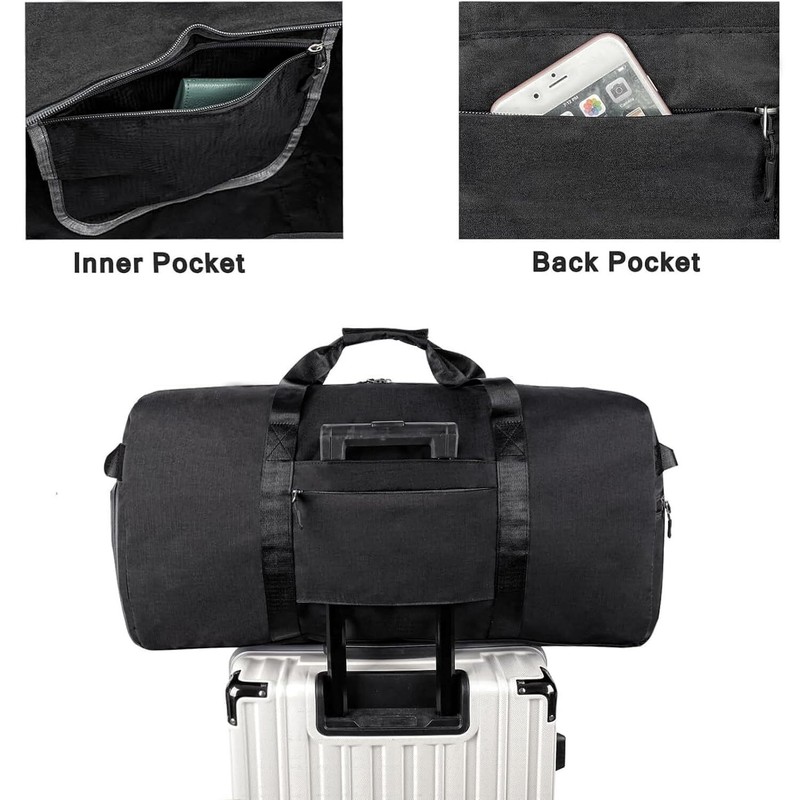 115L Extra Large Foldable Duffle Bag Waterproof Travel Bag with Wet Pocket gallery