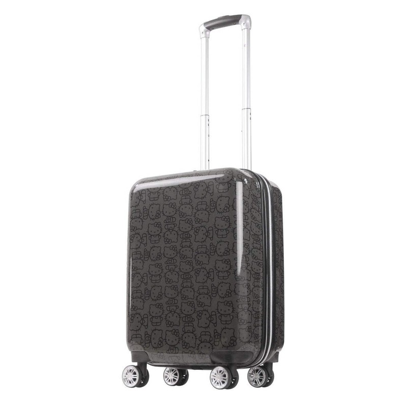 Hello Kitty Pose All Over 22″ Hard-Sided Luggage Black
