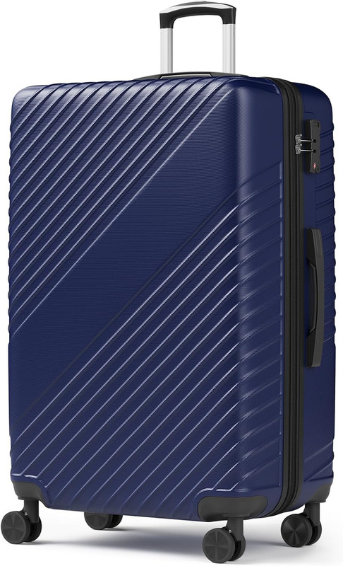 28 Inch Hardside Large Luggage – Expandable Travel Suitcase Checked Luggages wit