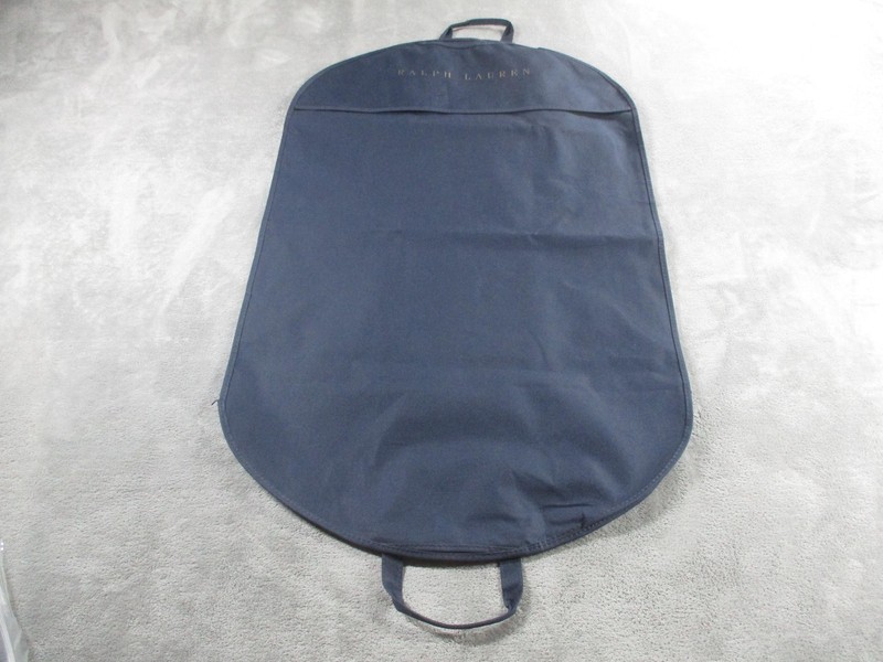Ralph Lauren Garment Bag Blue 40″ Suit Carrier Travel Soft Case Men Clothing