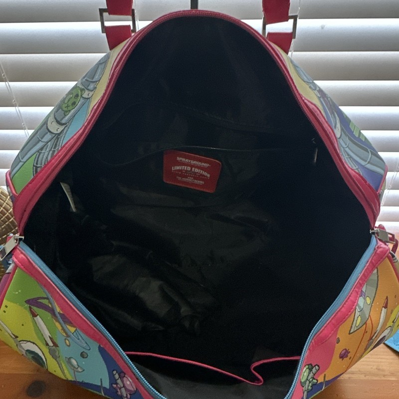 Sprayground 21" Multicolor Graphic Print Duffle Bag w/ Adjustable Shoulder Strap gallery