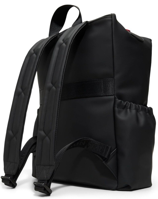 Large Hunter Black Weatherproof Backpack 14" Laptop Compatible Adjustable Straps gallery