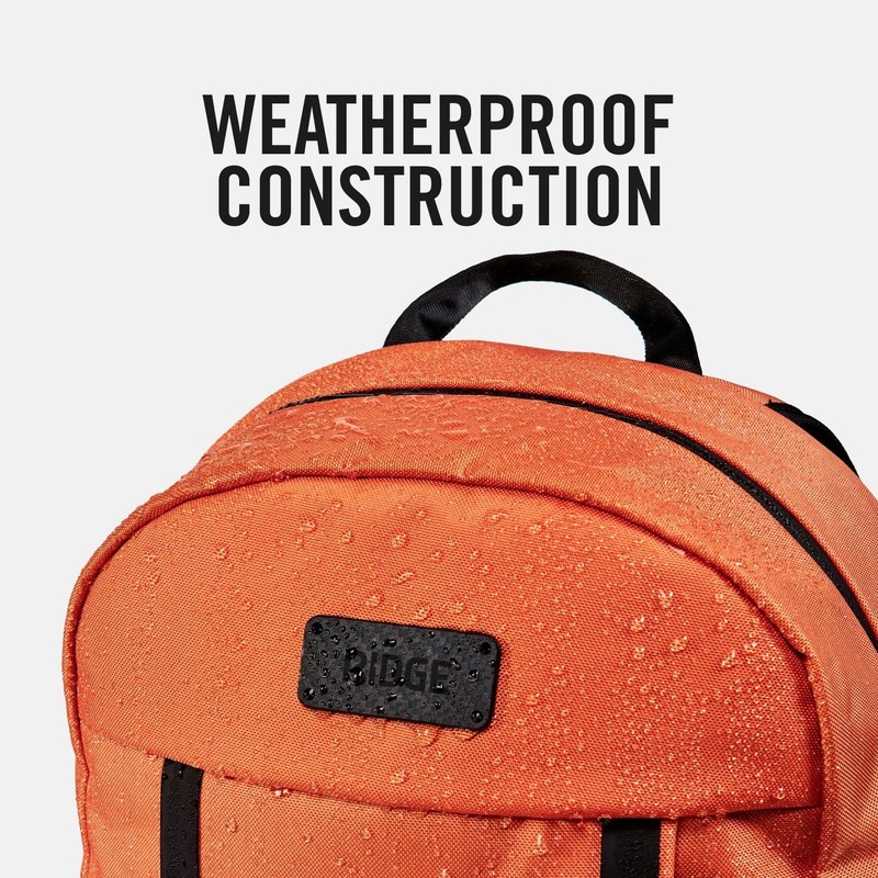 RIDGE COMMUTER BACKPACK - COLOR BASECAMP ORANGE - BALLISTIC NYLON - SIZE 18L gallery