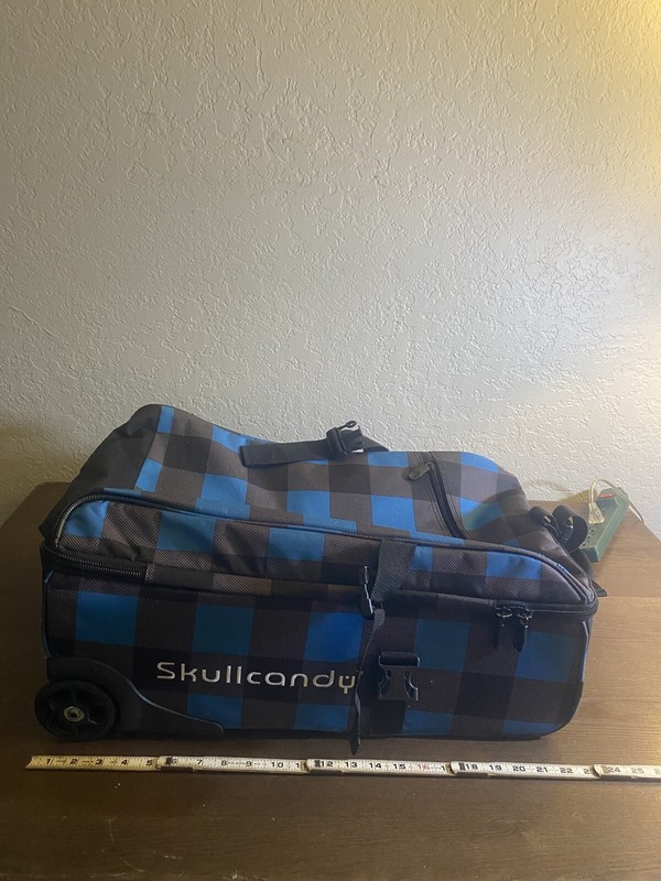 Skullcandy Ink’d Rolling Blue Black Suitcase Luggage Set Bags gallery