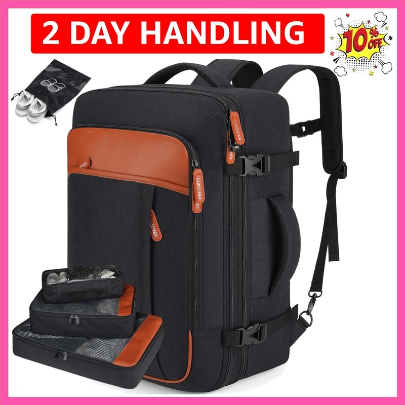 Carry on Travel Backpacks, Extra Large 40L Flight Approved Bag for Men & Wome…