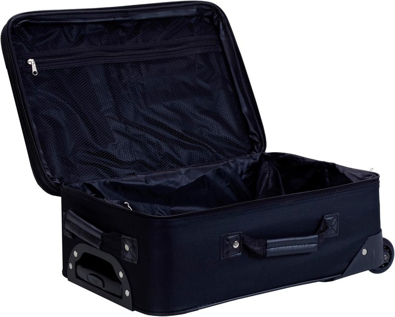 Compact and Durable 2-Piece Softside Luggage Set with Key Lock & Padded Handles gallery