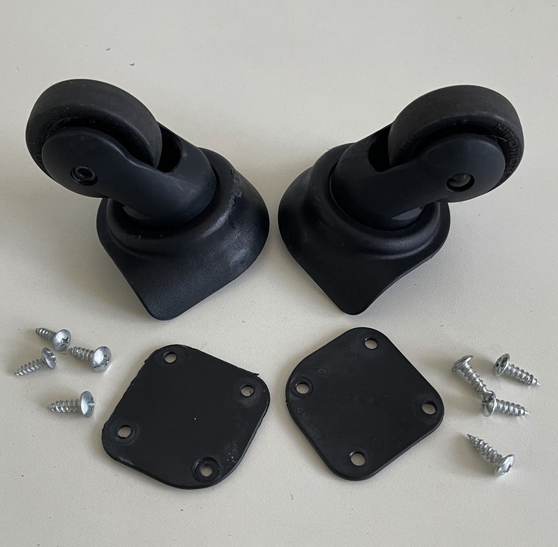 2 Wheel Luggage Replacement Travel Suitcase Spinner YKI TOP L R Parts Lot LT28-1