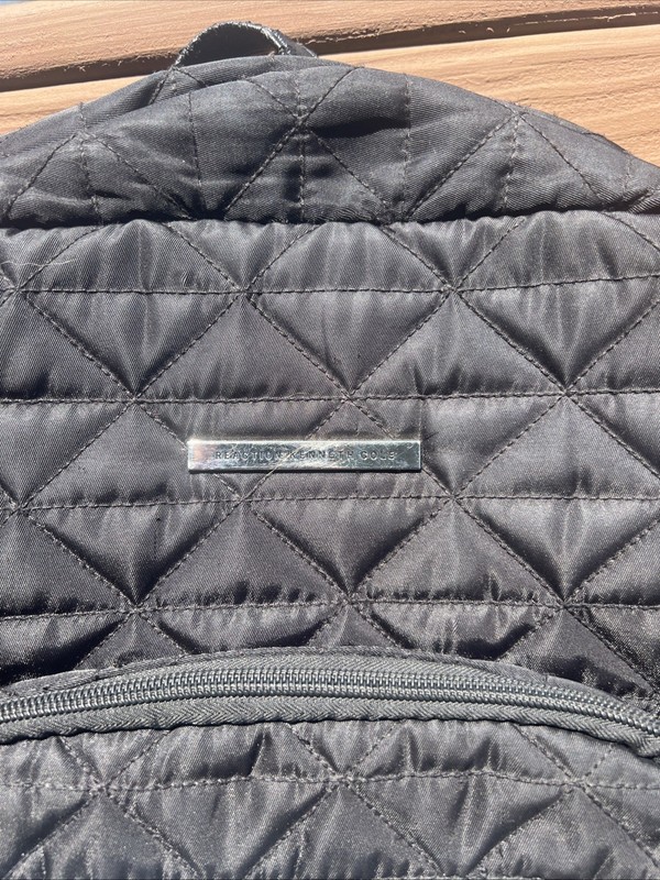 Kenneth Cole REACTION Diamond Backpack, Black, 15" Laptop Bag *defects On Handle gallery