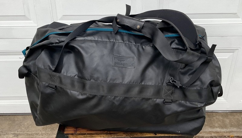 Patagonia Wet Dry Duffle Duffel Bag Large Black Waterproof Resistant 27”