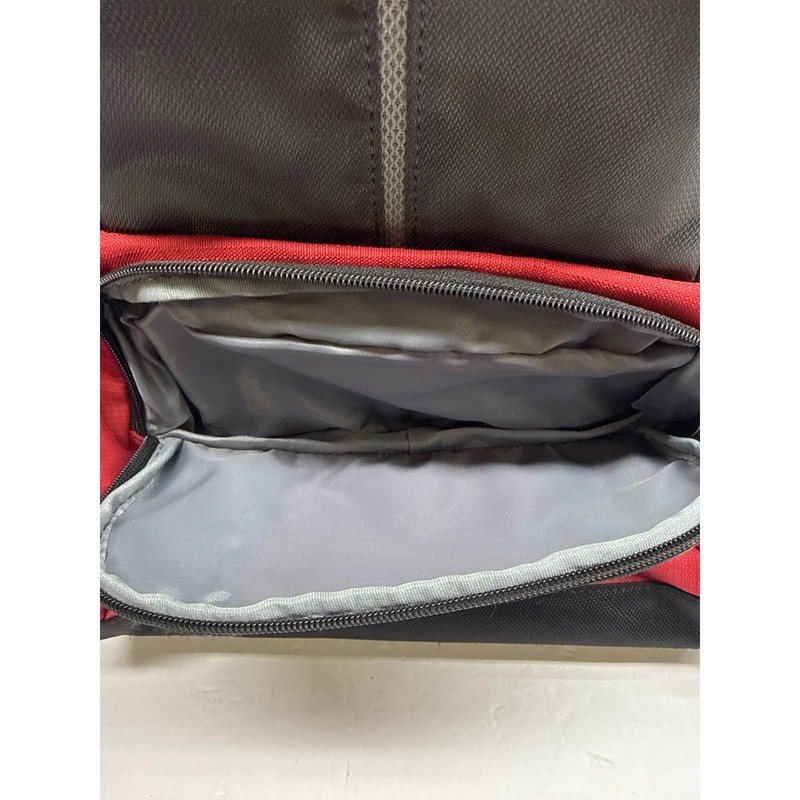 Samsonite 1910 Backpack Red Gray Multi-Pocket Laptop Travel Bag Mens Womens gallery