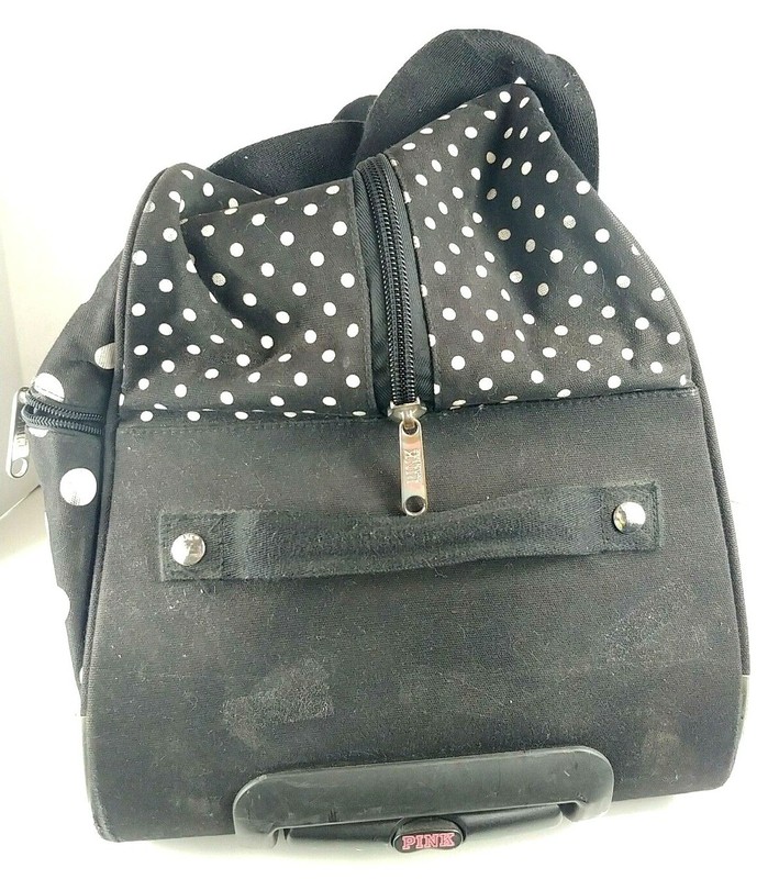 Victoria Secret PINK Polka Dot Wheelie Expandable Luggage gallery