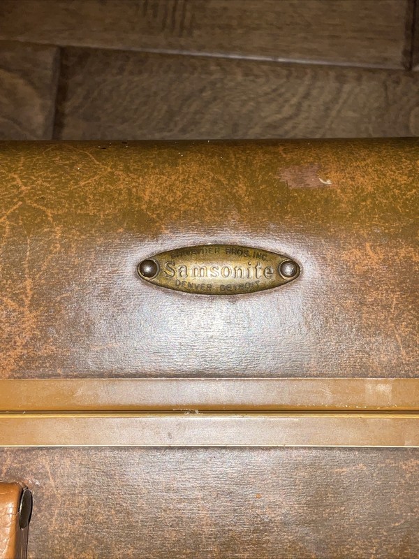 Samsonite Luggage MCM Train Case Small Suitcase 15x10x7 Shwayder Bros VTG gallery