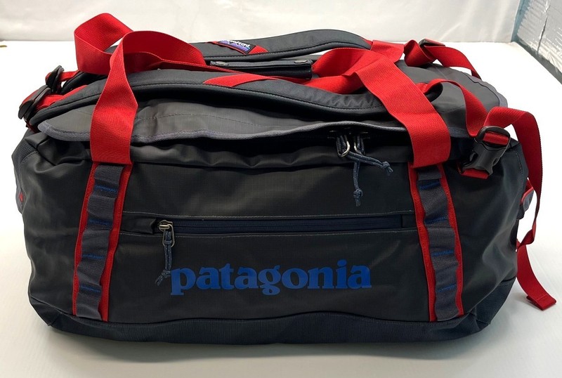 PATAGONIA Black Hole Duffel Bag 55L #49343 SMOLDER BLUE w/ AMANITA RED (SMRE)