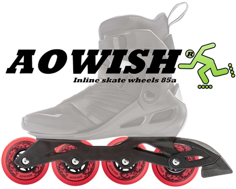 8Pack Inline Skate Replacement Wheels 85A Outdoor Asphalt Formula Roller Blad... gallery
