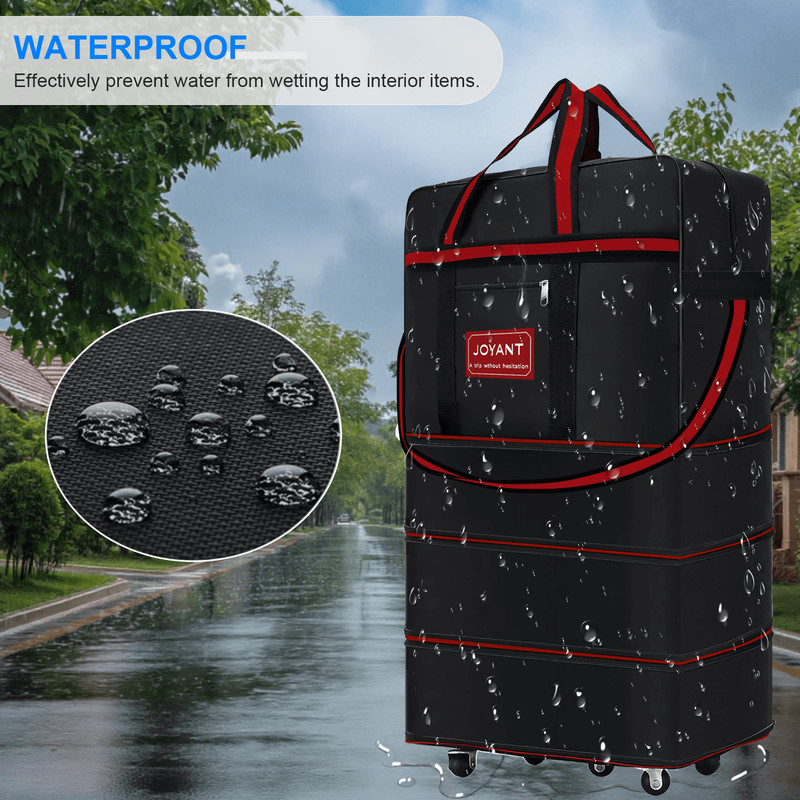 Expandable Duffle Luggage Bag 1200D Foldable Travel Bag 32"/42" w/Rolling Wheels gallery