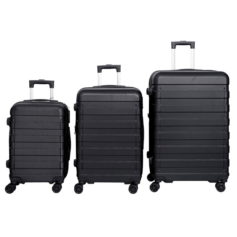 Suitcase Carry-On Set Hardside Expandable Spinner Travel Business w/4-Wheel 3PCS gallery