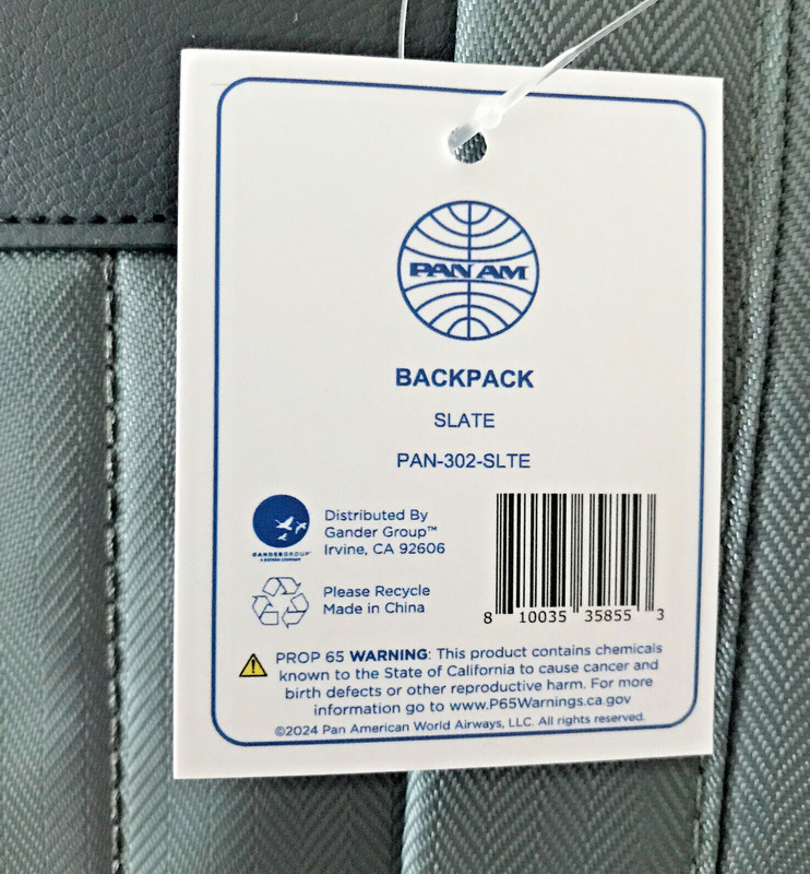 Pan Am Backpack gallery