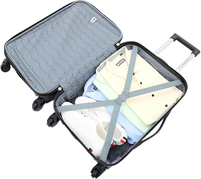 Chicago 3-Piece Expandable Hardside Spinner Luggage Set - Stylish & Functional gallery