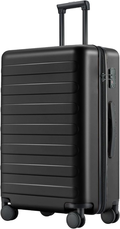 Medium Checked Luggage 24 Inch Checking In Luggage W/ Smooth Spinner Wheels