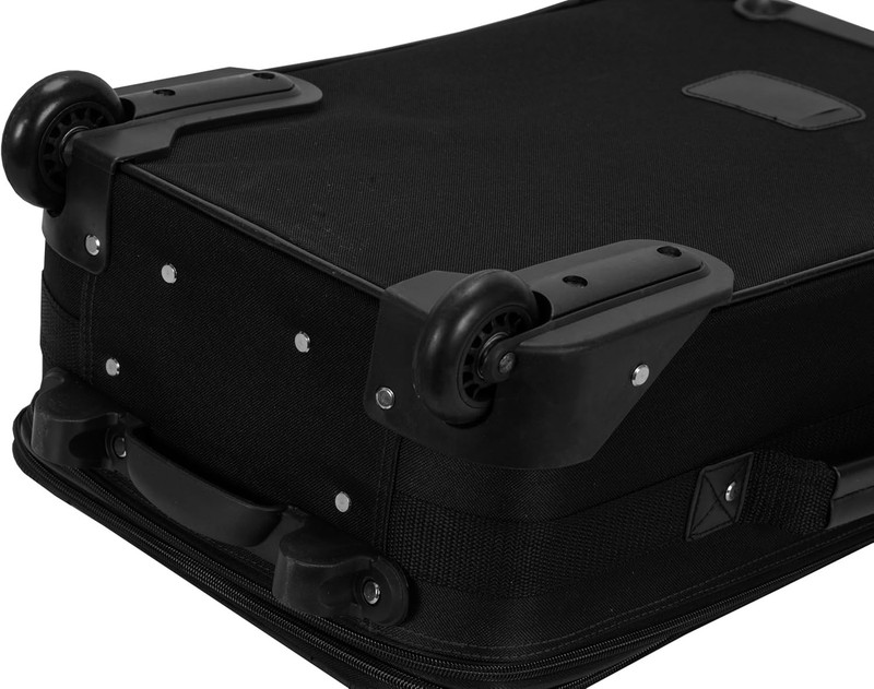 Compact and Durable 2-Piece Softside Luggage Set with Key Lock & Padded Handles gallery