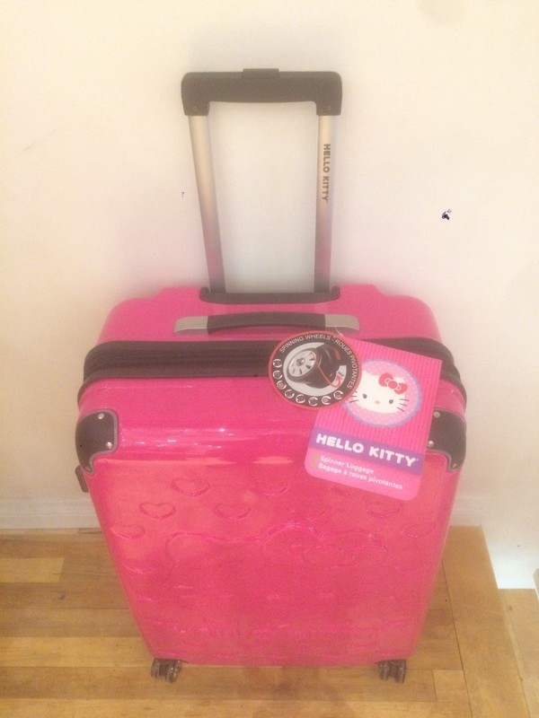 Hello Kitty Hardshell Rolling Luggage Case, 28 " - Embossed Pink gallery