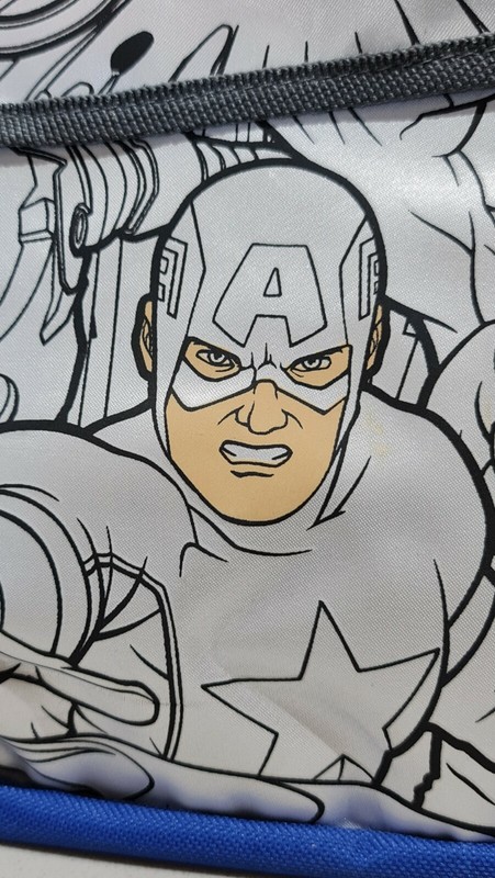 Marvel Avengers Color It Backpack create with markers stickers RARE loose no box gallery