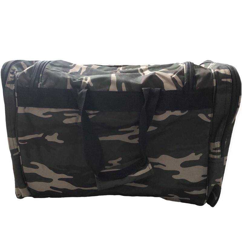 Dig Camouflaged Weekender Duffle Bag With Adjustable Detachable Shoulder Strap gallery