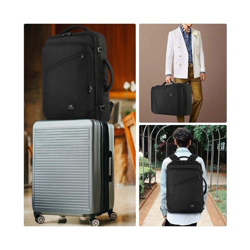 MATEIN Carry on Backpack, Extra Large Travel Backpack Expandable Airplane App... gallery