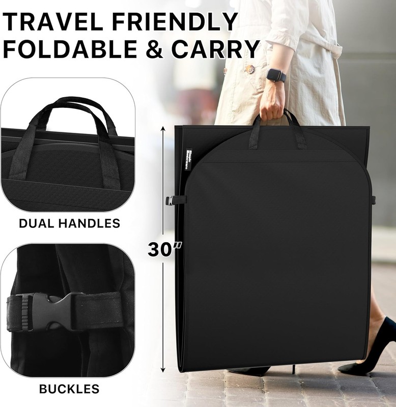 Compact Foldable 60" Garment Bag - Perfect for Tuxedos and Travel Essentials gallery