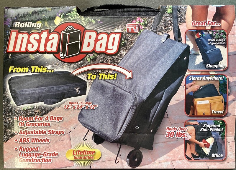 Insta Bag – Collapsible Compact Rolling Travel Luggage