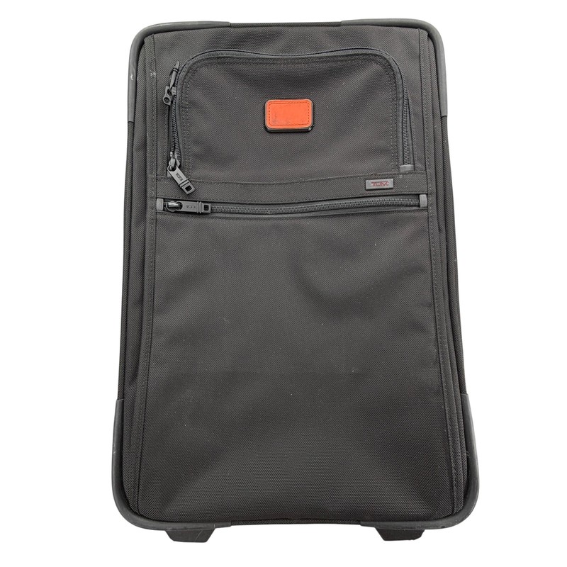 Tumi Carry-On Black 22″ Nylon Expandable Wheels Handle Ballistic Alpha II