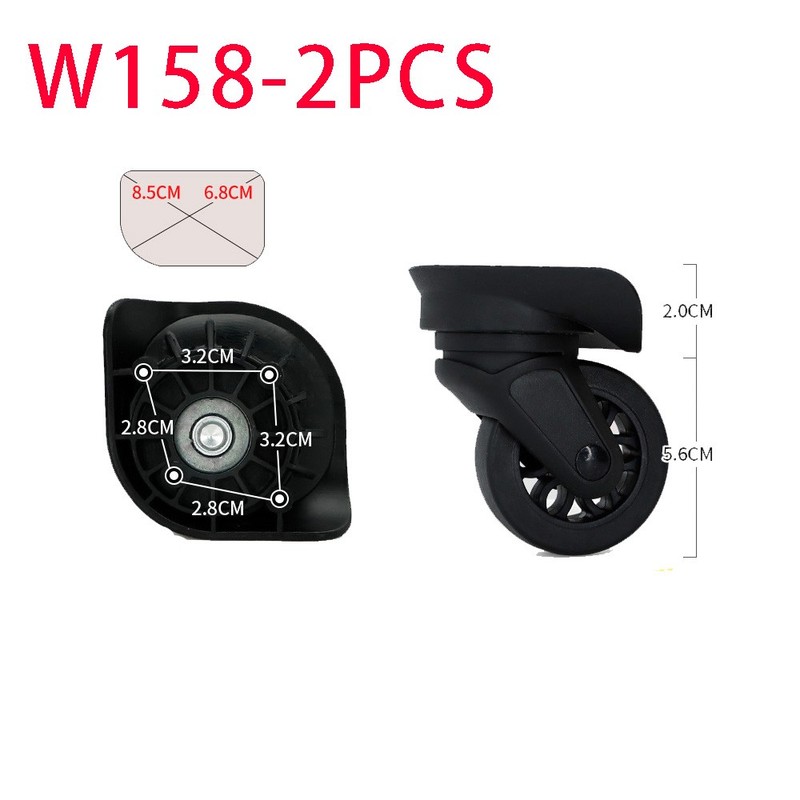 2Pcs Luggage Wheel Replacement For Samsonite Luggage American Trolley Wheel gallery