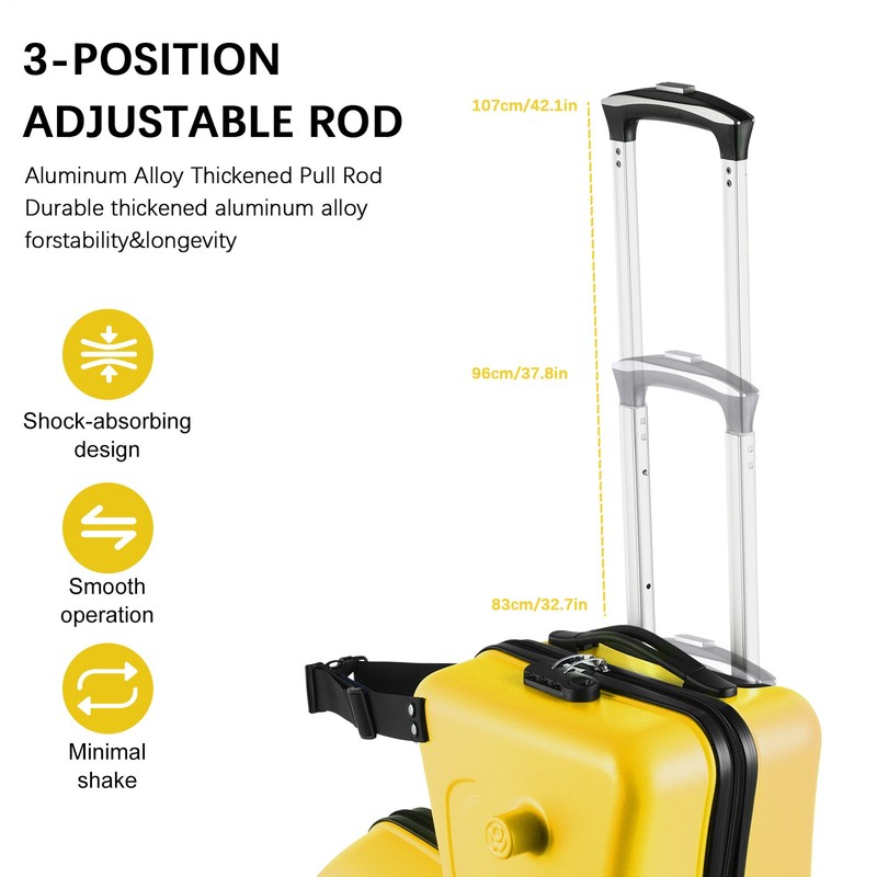 Ride on Suitcase For Kids Luggage Toy Box With Wheels for Boys and Girls gallery