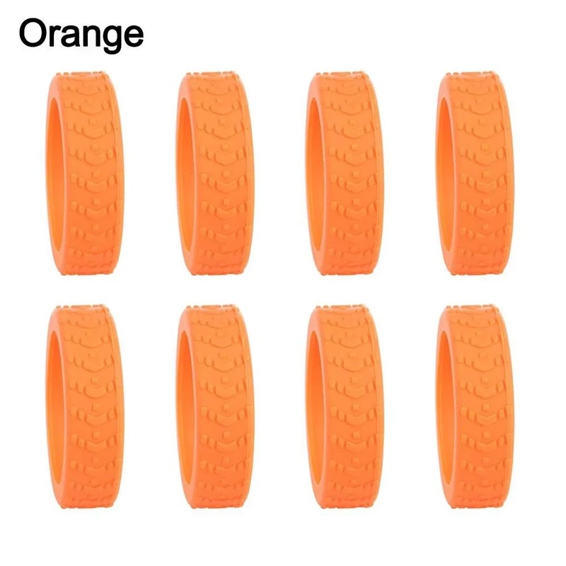 8Pcs Travel Luggage Caster Shoes Silicone Suitcase Wheels Protection Cover***