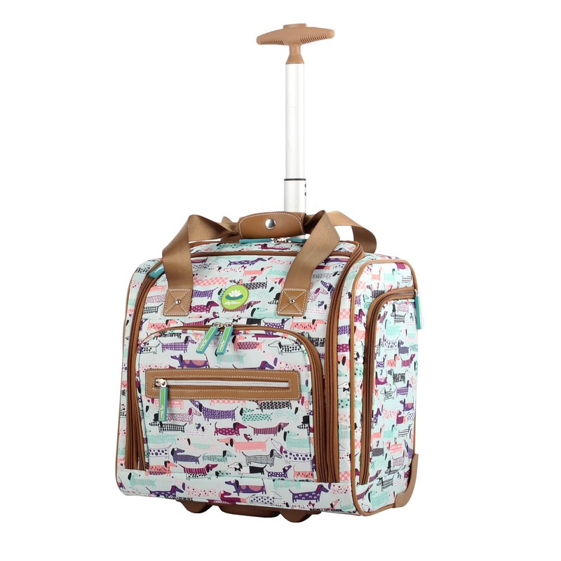 Designer 15 Inch Carry On – Weekender Overnight Business Travel Luggage – Lig…