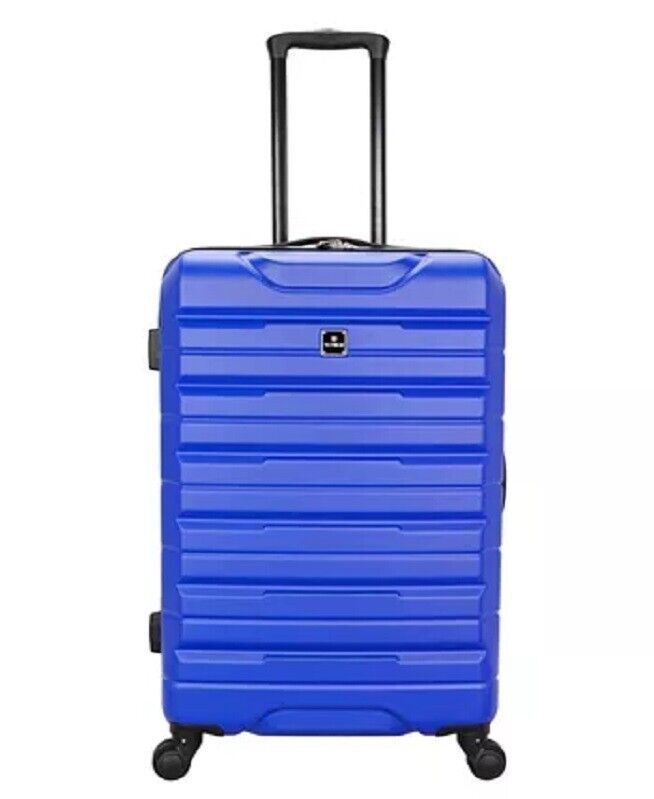 New Tag Gateway 24” Hard Case Spinner Suitcase Luggage Check In Medium Blue
