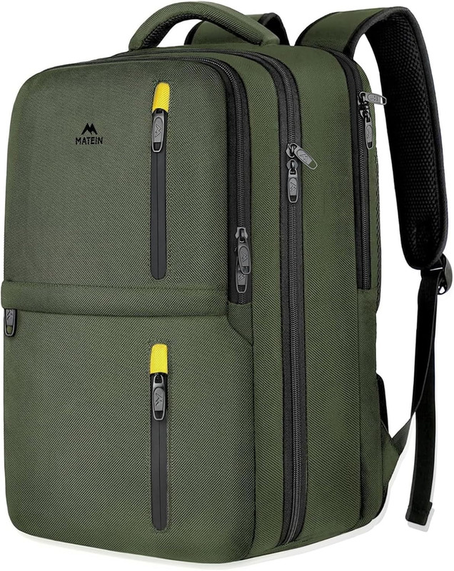 Extra Large 45L Travel Backpack, Airline Approved Carry on Backpack with Shoe Co