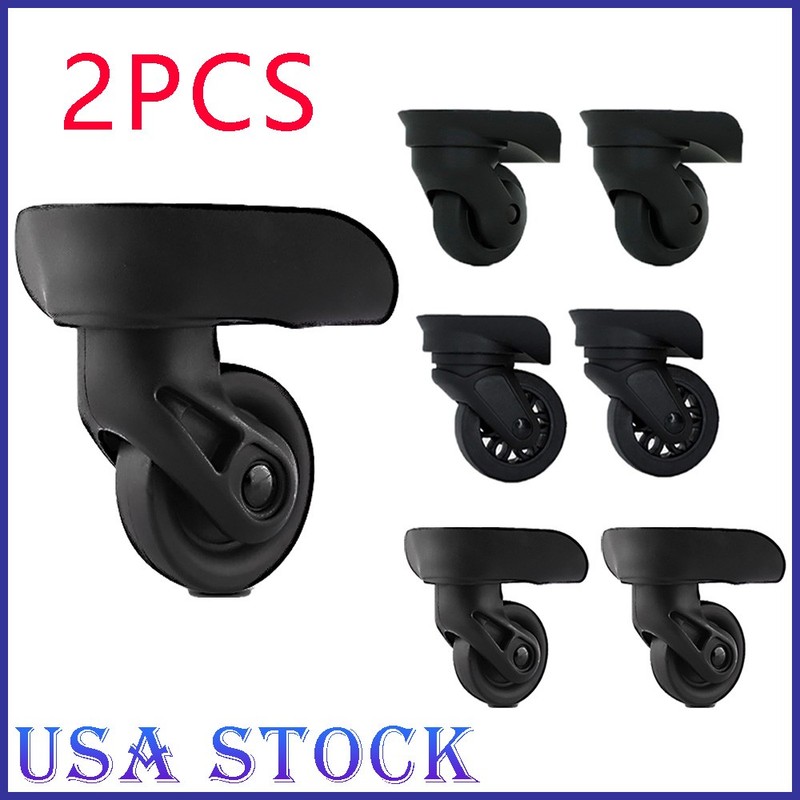 2Pcs Luggage Wheel Replacement For Samsonite Luggage American Trolley Wheel NEW gallery