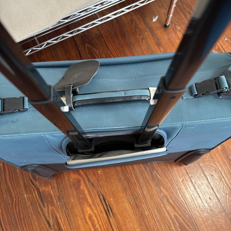 Samsonite Garment Bi-Fold SuitCase Wheeled Bag Rolling Travel Luggage Aqua Green gallery