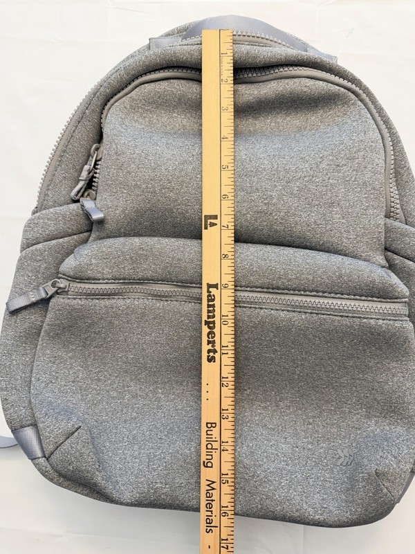 Universal Thread Gray Laptop Backpack 16in Travel Bag Daypack Work School Soft gallery