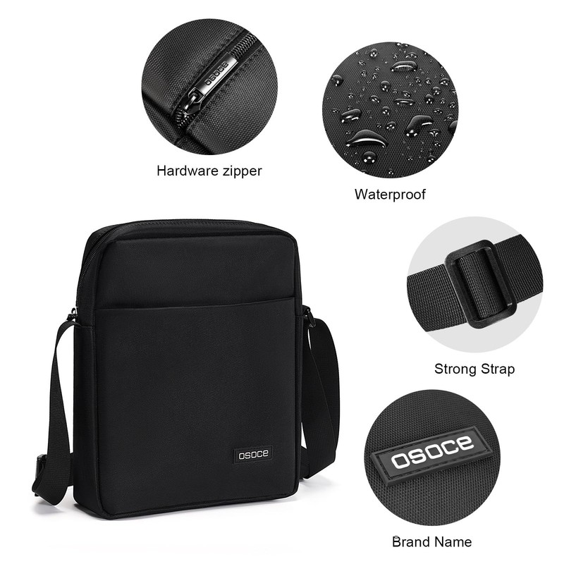 Messenger Bag, Crossbody Bag Shoulder Bag for Men Water Resistant Man Bag Man... gallery
