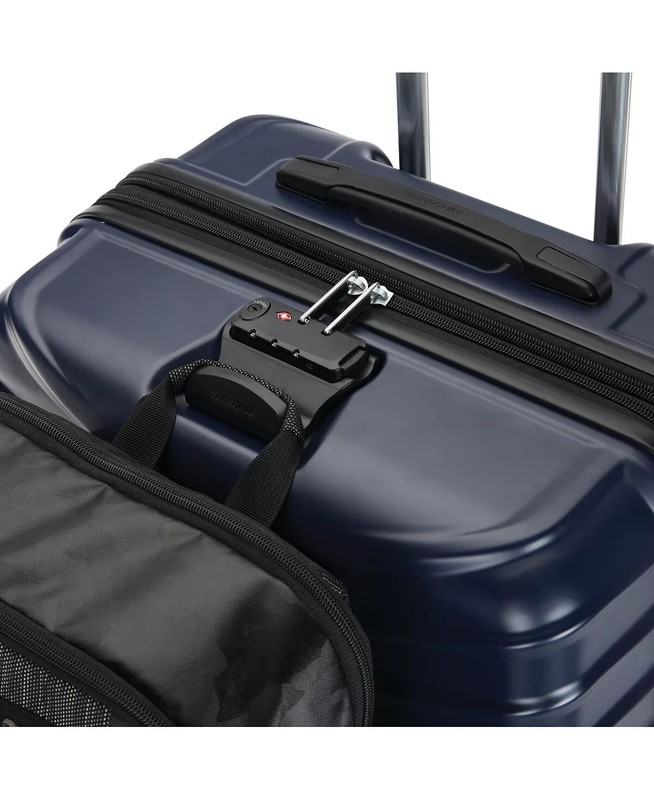 Samsonite Navy Spin Tech 5 20" Carry-On Spinner Suitcase B1192 gallery