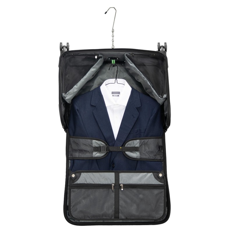 Carry-On Softside 8-Wheeled Spinner Garment Bag Luggage, Black, 21-Inch gallery