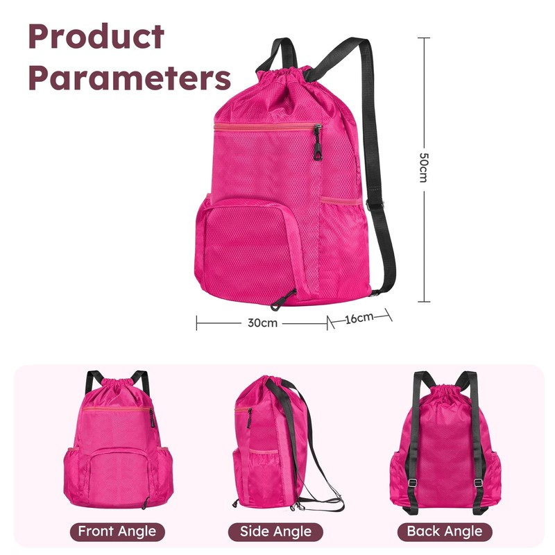 10 Piece Luggage Set Hardside Spinner Suitcase 28 24 20 Inch Backpack Rose Red gallery