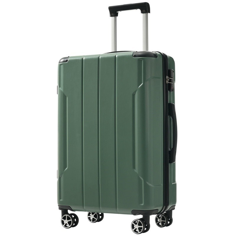 24 Inch Hard Shell Luggage TSA Lock Expandable 65L Rolling Travel Suitcase New