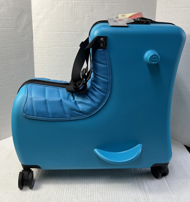 22″ Kids Ride-On Roll Suitcase Luggage Bags Wheeled Trolley Luggage