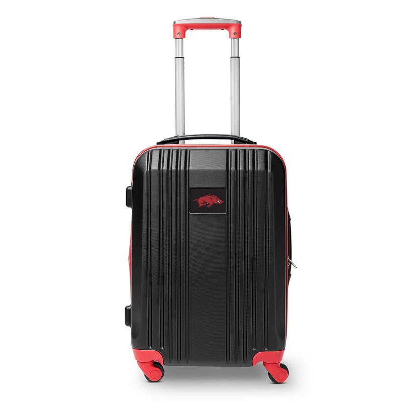-Arkansas Razorbacks 21″ Carry-On Hardcase 2-Tone Spinner Red