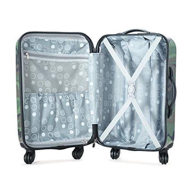 Durable Hardside Expandable Spinner Luggage Carry-On Multi-Directional Wheels US gallery