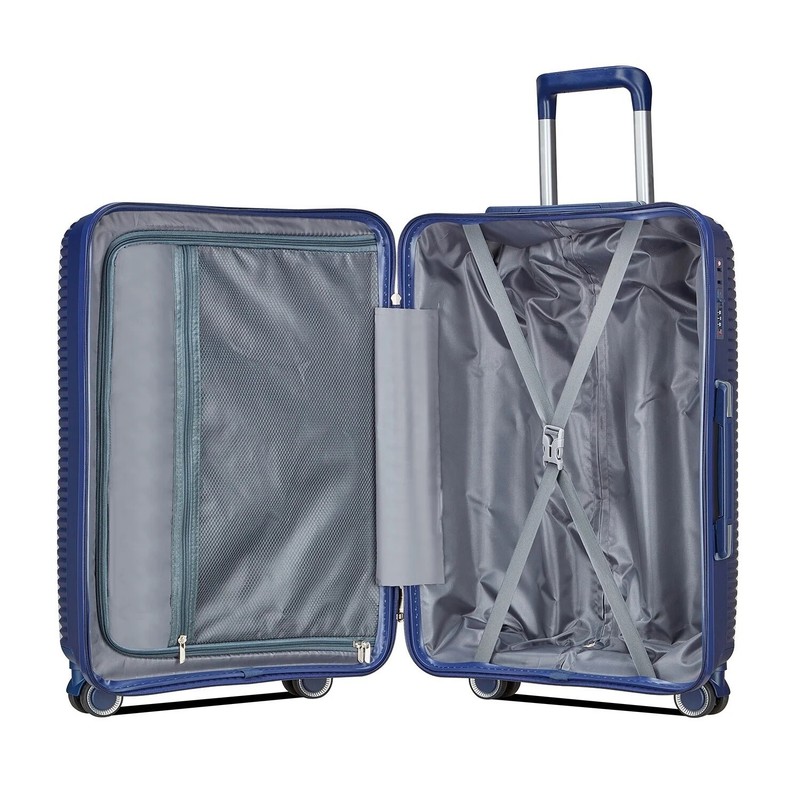 TRAVLR 100% PP break resistant lightweight expandable 24"checkin luggage trolley gallery
